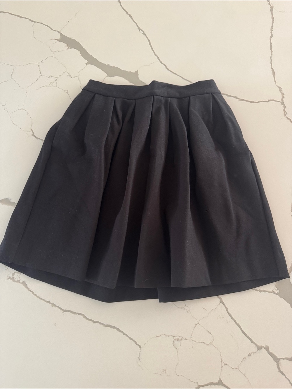 Black Pleated Hi-Line J.Crew Women’s Skirt Sz. M